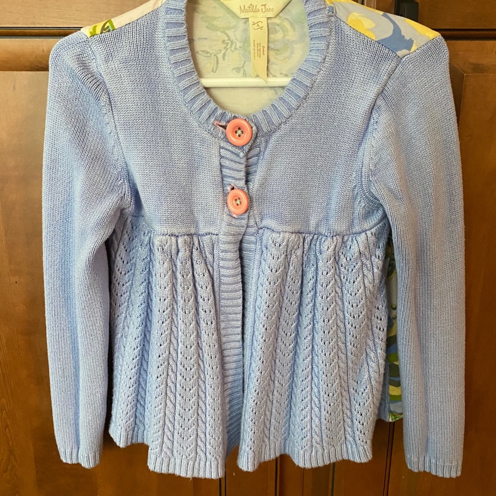 EUC Matilda Jane Girls Size 4 cardigan